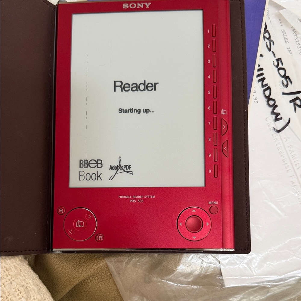 Sony Red eBook Reader